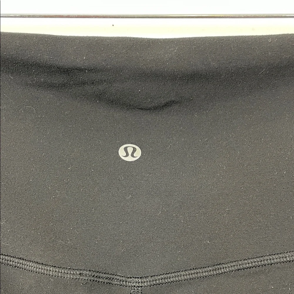 Lululemon Pilates Athleisure Women's 18 Stretch Active Yoga Black Legging Pants - Picture 7 of 8